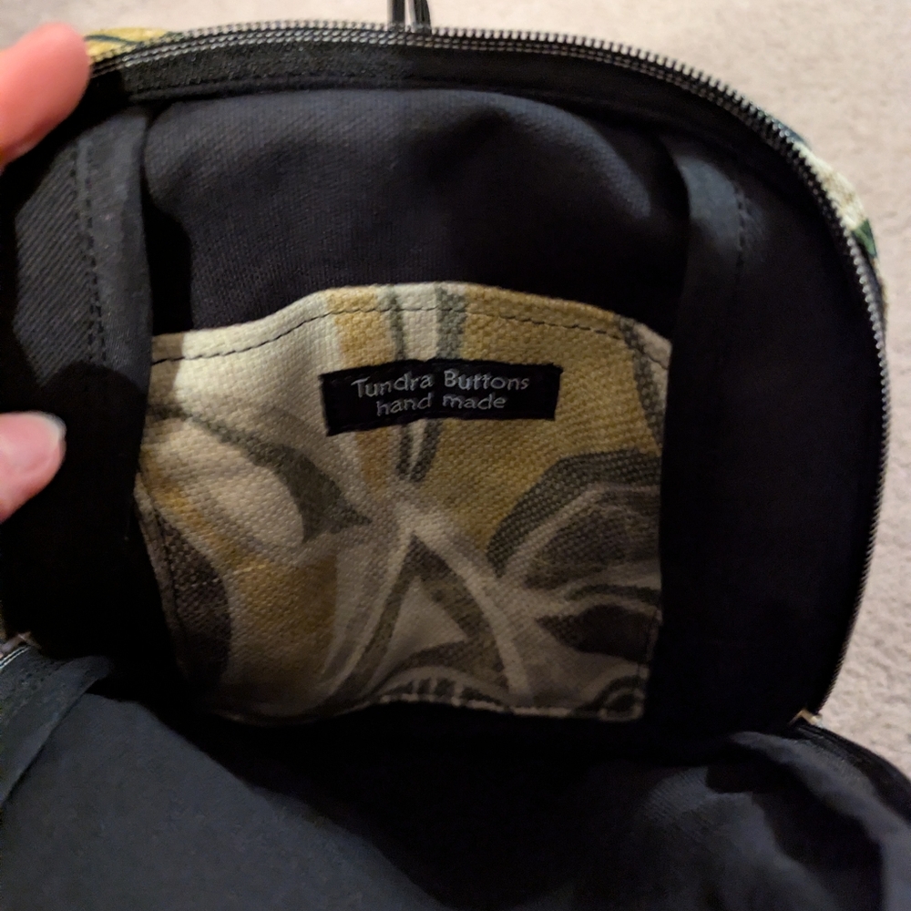 Canvas Flower Sling Bag - Picture 6 of 6